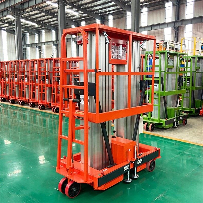 Double Mast Aerial Work Lift Table factory