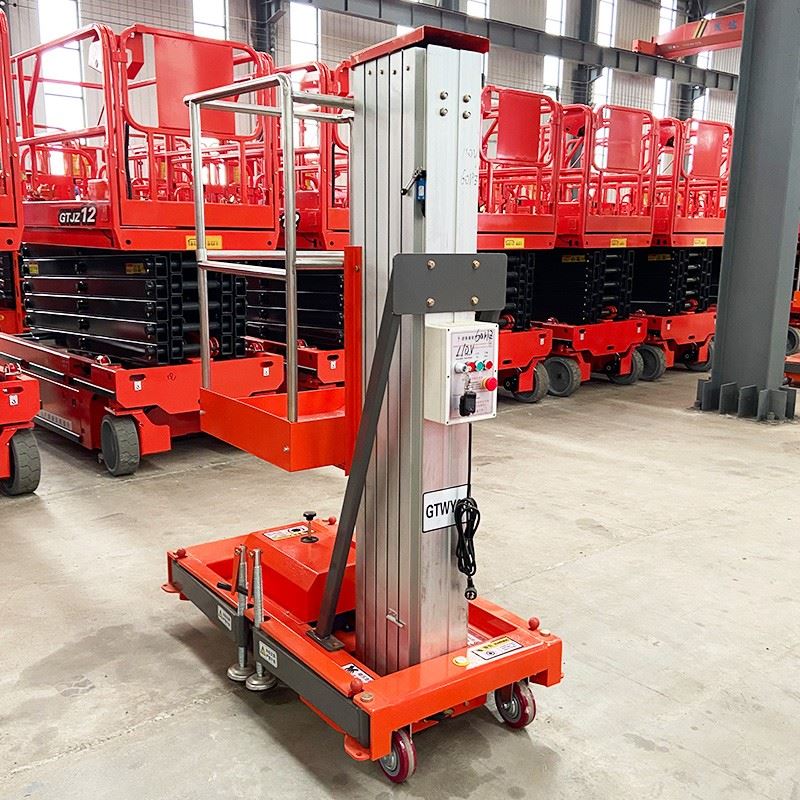 Single Mast Aluminum Alloy Lift Platform suppliers