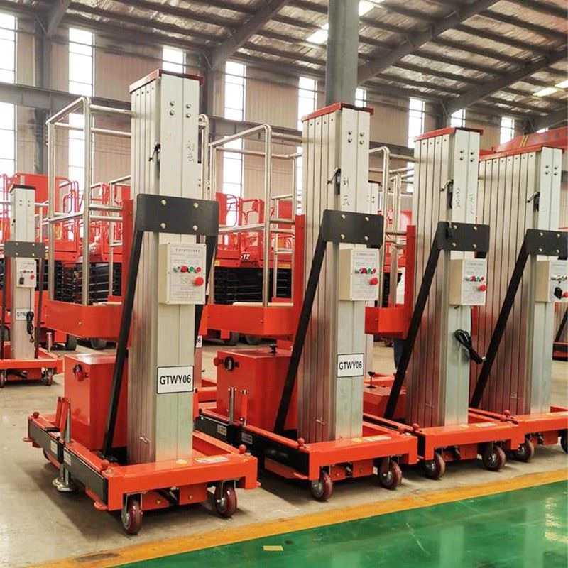 Single Mast Aluminum Alloy Lift Platform price